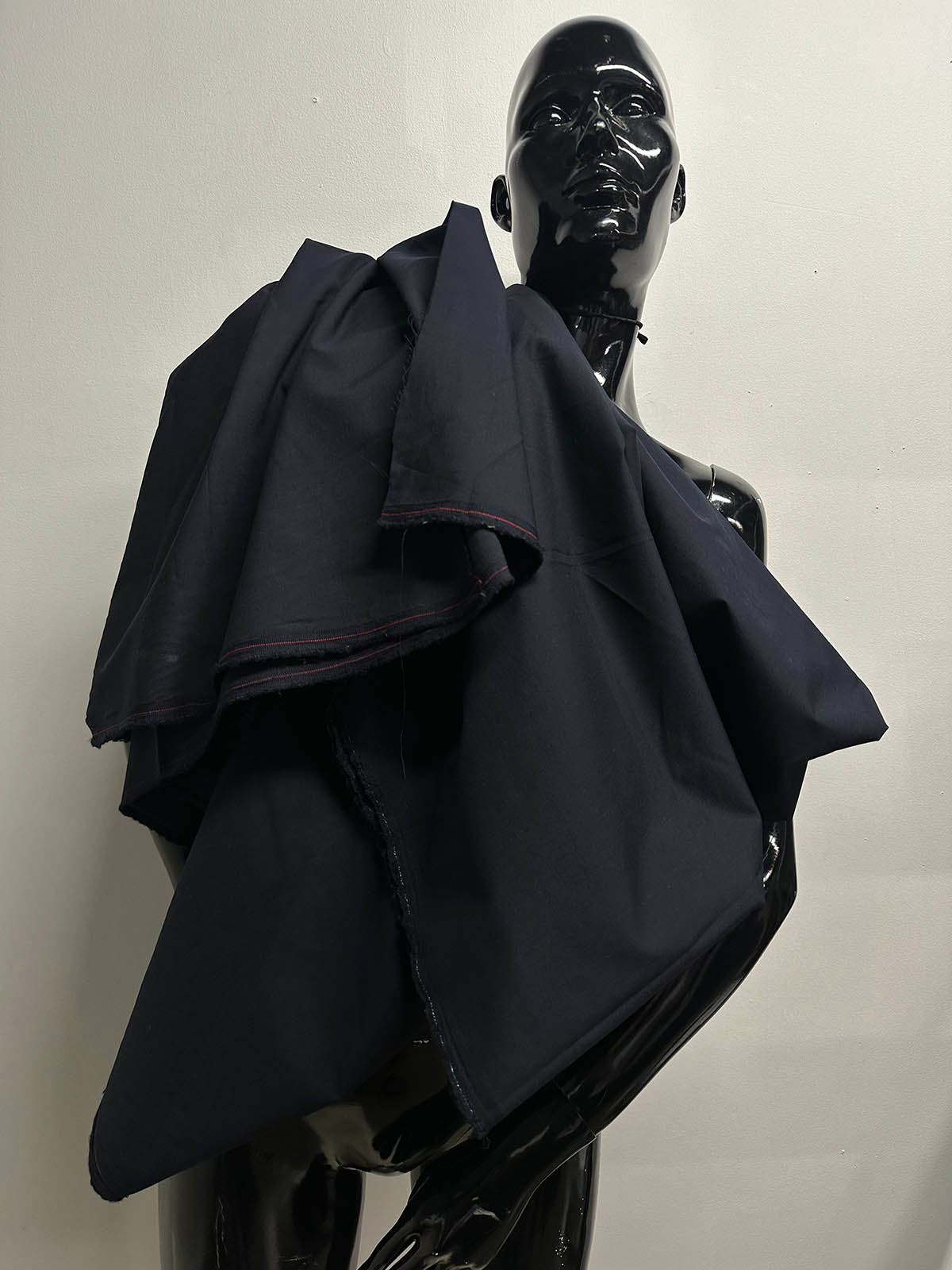 Awesome Navy Cotton Poplin Extra Special - L'Etoffe Fabrics LLC