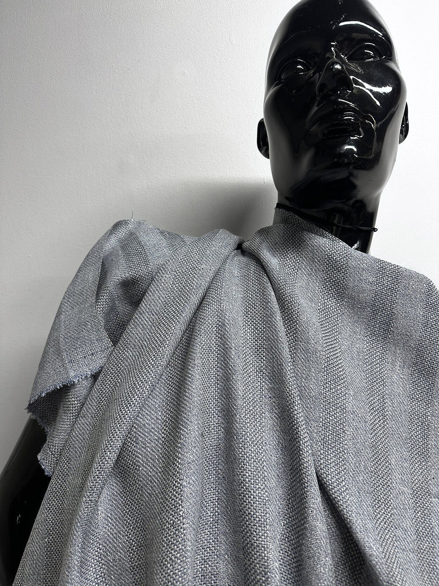 BC Chambray Linen Textured Weave Stripe - L'Etoffe Fabrics LLC
