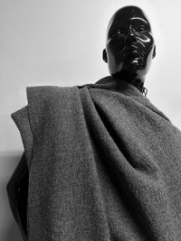 BC Charcoal Bouclé Boiled Wool S43 - L'Etoffe Fabrics LLC