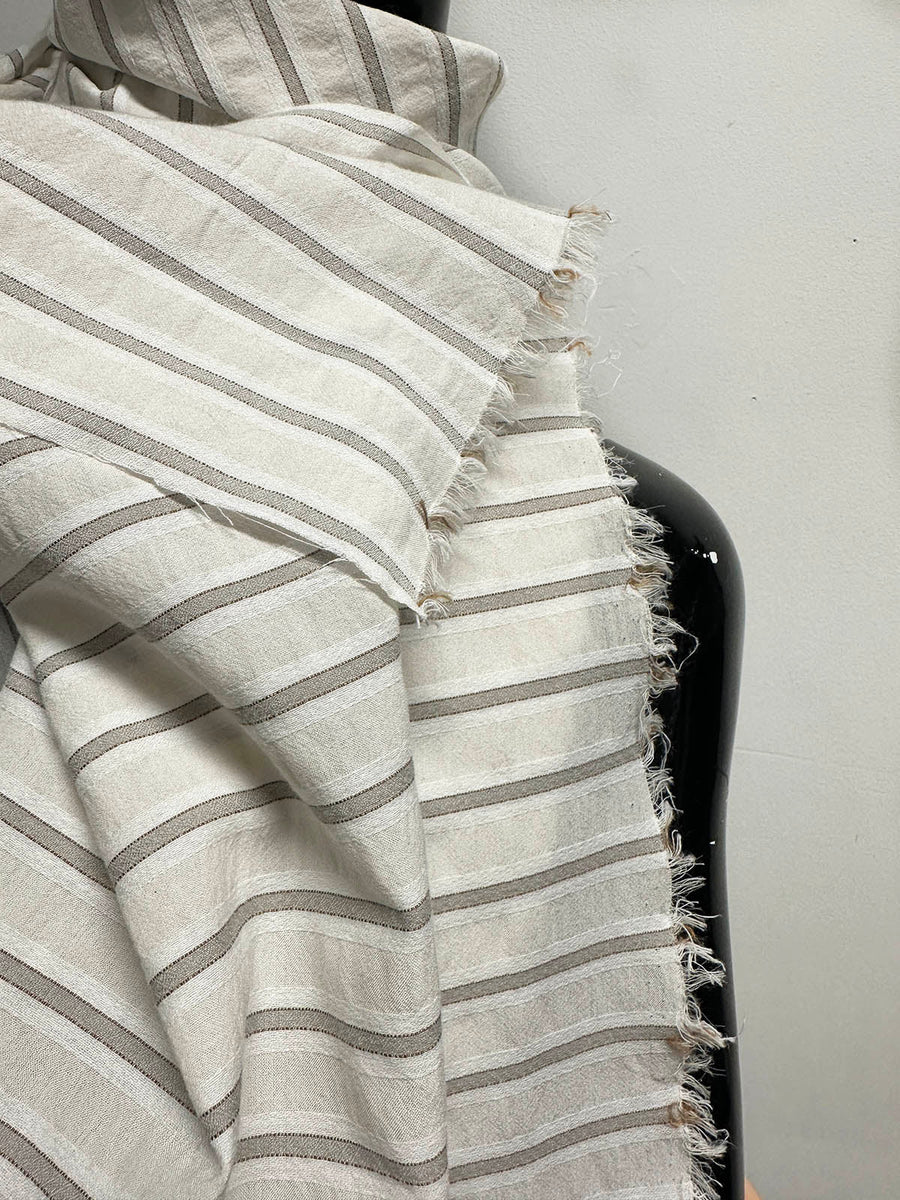 BC Cotton Jacquard Stripe Fabric - L'Etoffe Fabrics LLC