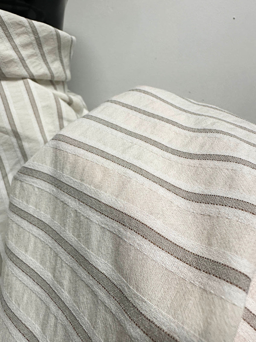 BC Cotton Jacquard Stripe Fabric - L'Etoffe Fabrics LLC