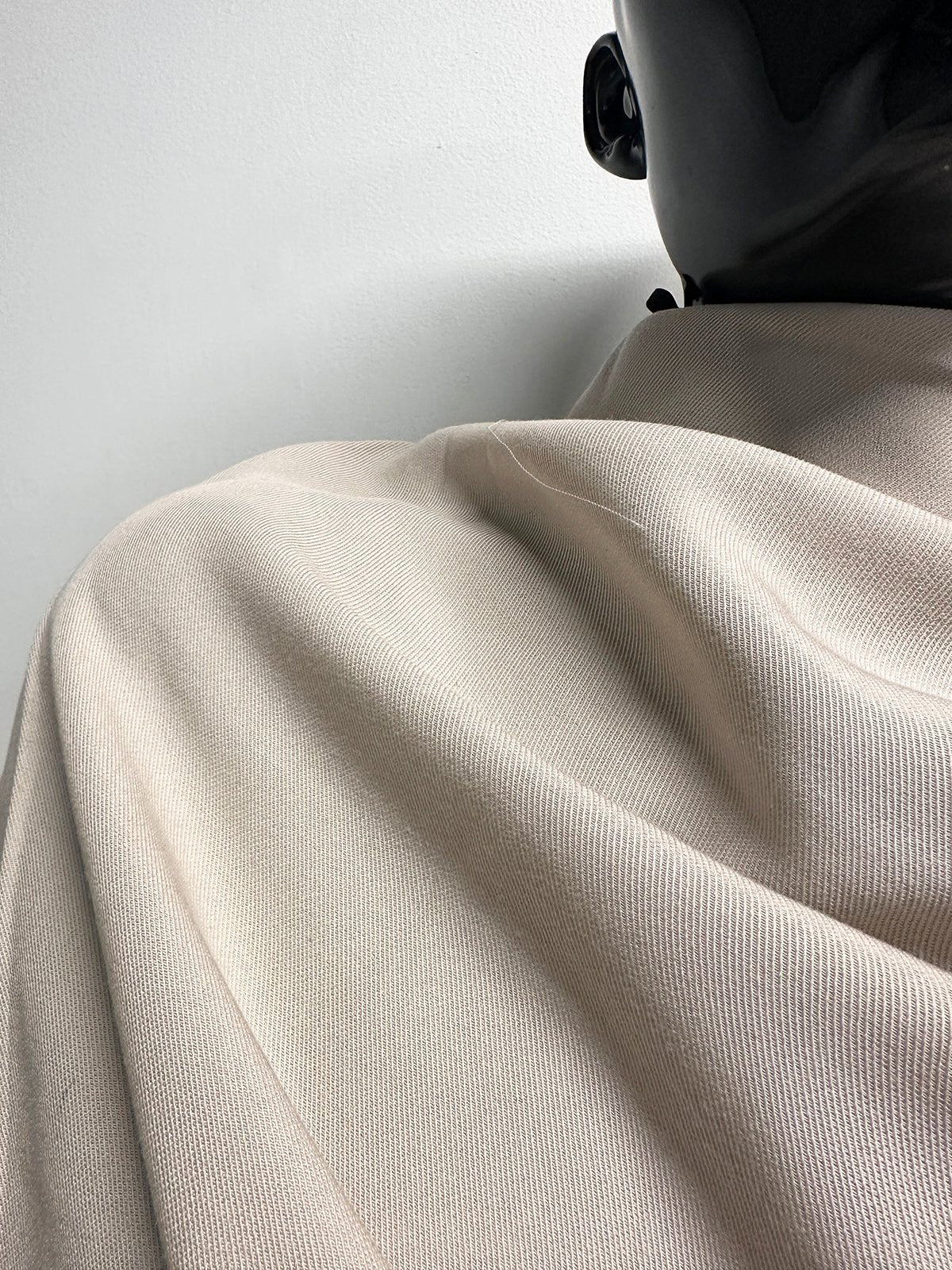 BC Extra Drapey Twill Weave Crepe in Stone - L'Etoffe Fabrics LLC