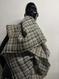 BC Gauzey Sheer Silk Plaid - L'Etoffe Fabrics LLC