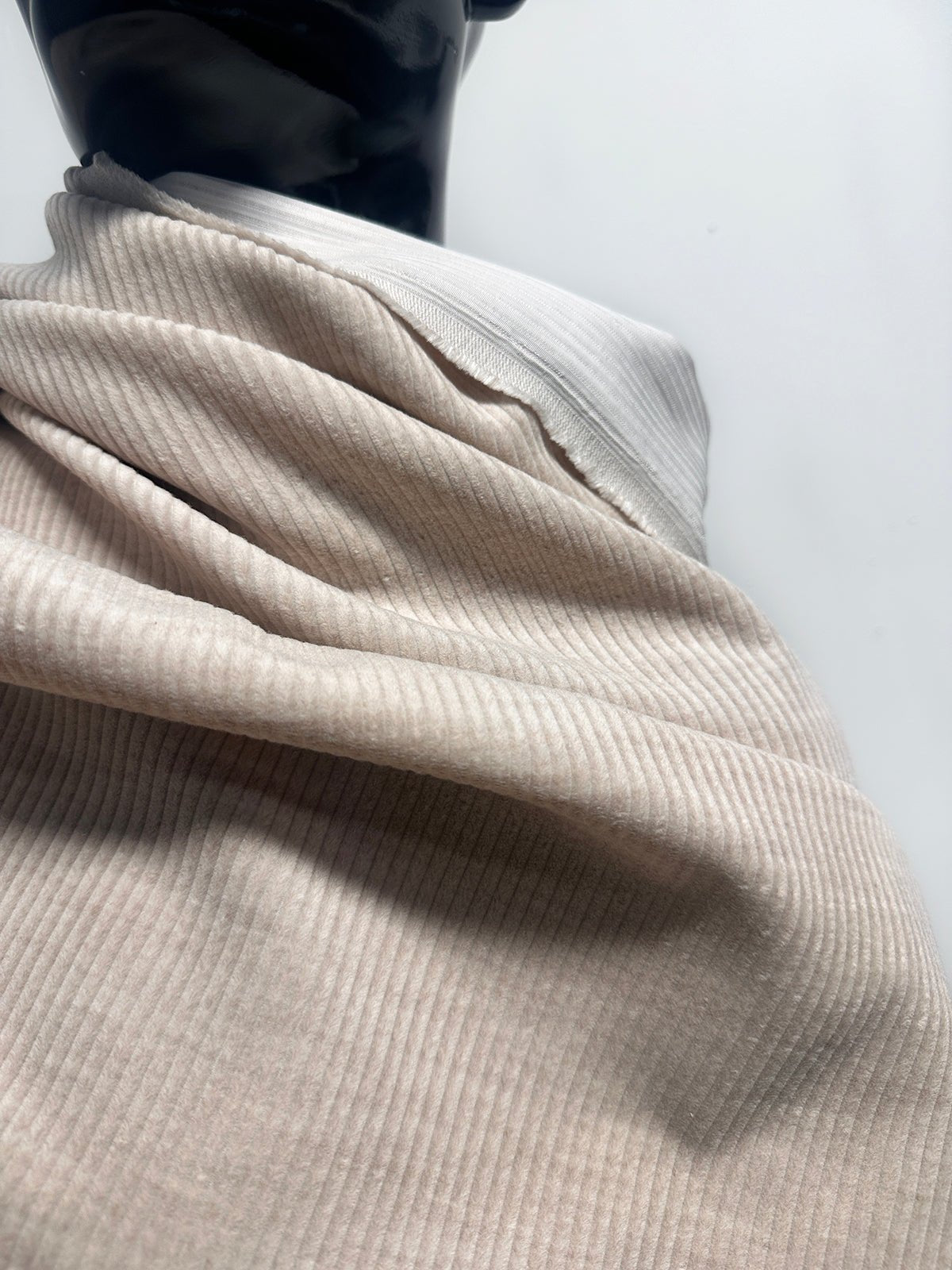 BC Heathered Viscose Corduroy - Rose Heather - L'Etoffe Fabrics LLC