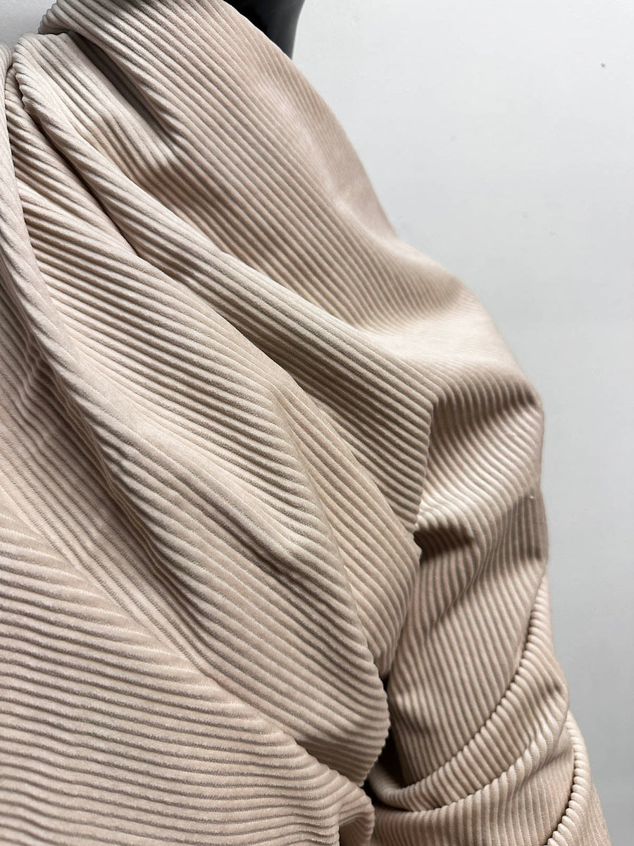 BC Luxury Cotton Corduroy Sample Cuts - Palest Dusty Rose - L'Etoffe Fabrics LLC