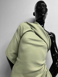 BC Luxury Cotton Ribbed Knit in Sage - L'Etoffe Fabrics LLC