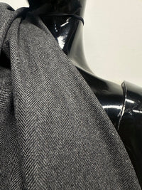 BC Luxury Flannel Herringbone Suiting with Cashmere S21 - L'Etoffe Fabrics LLC