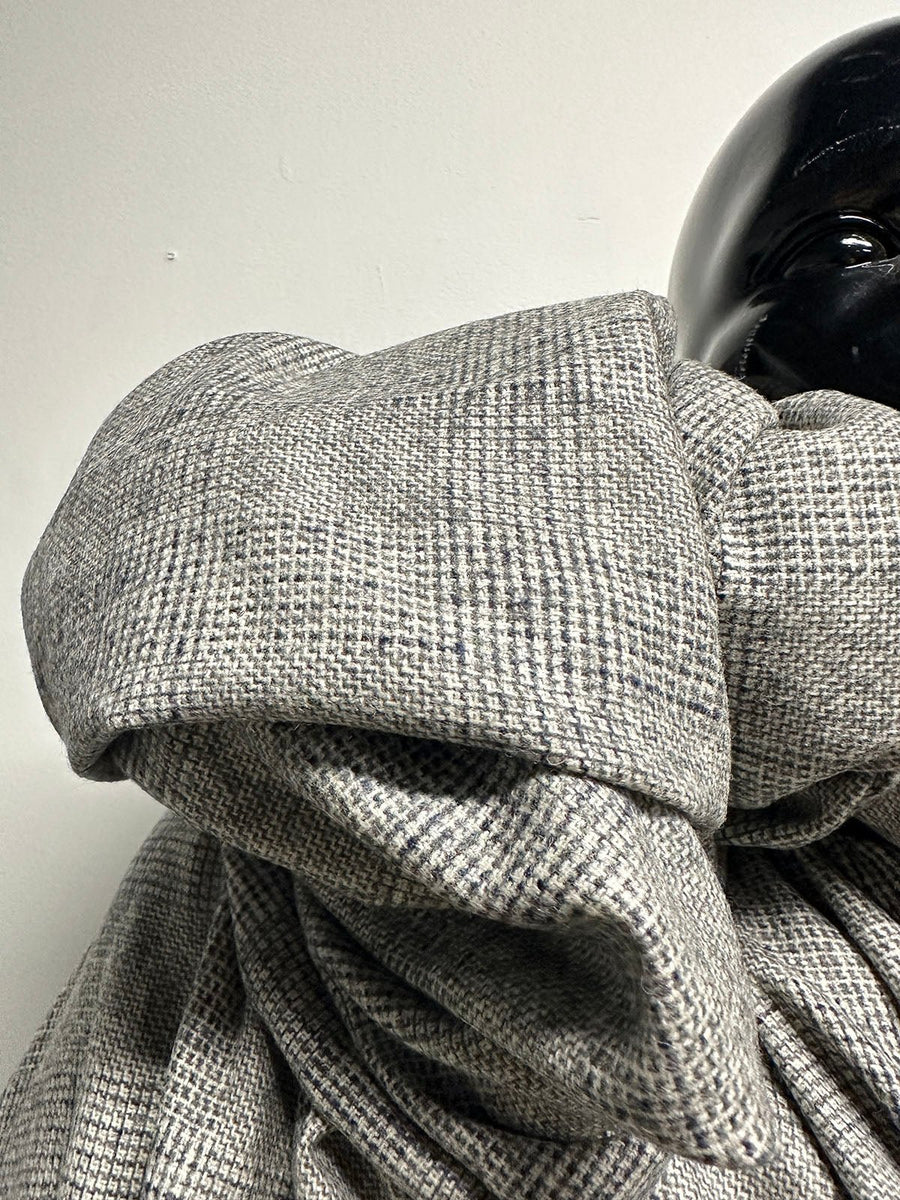 BC Luxury Glenplaid Grey Navy S40 - L'Etoffe Fabrics LLC