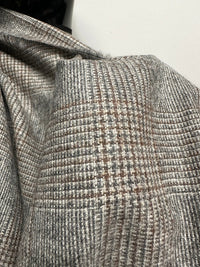 BC Luxury Glenplaid Woolen Grey Brown S39 - L'Etoffe Fabrics LLC