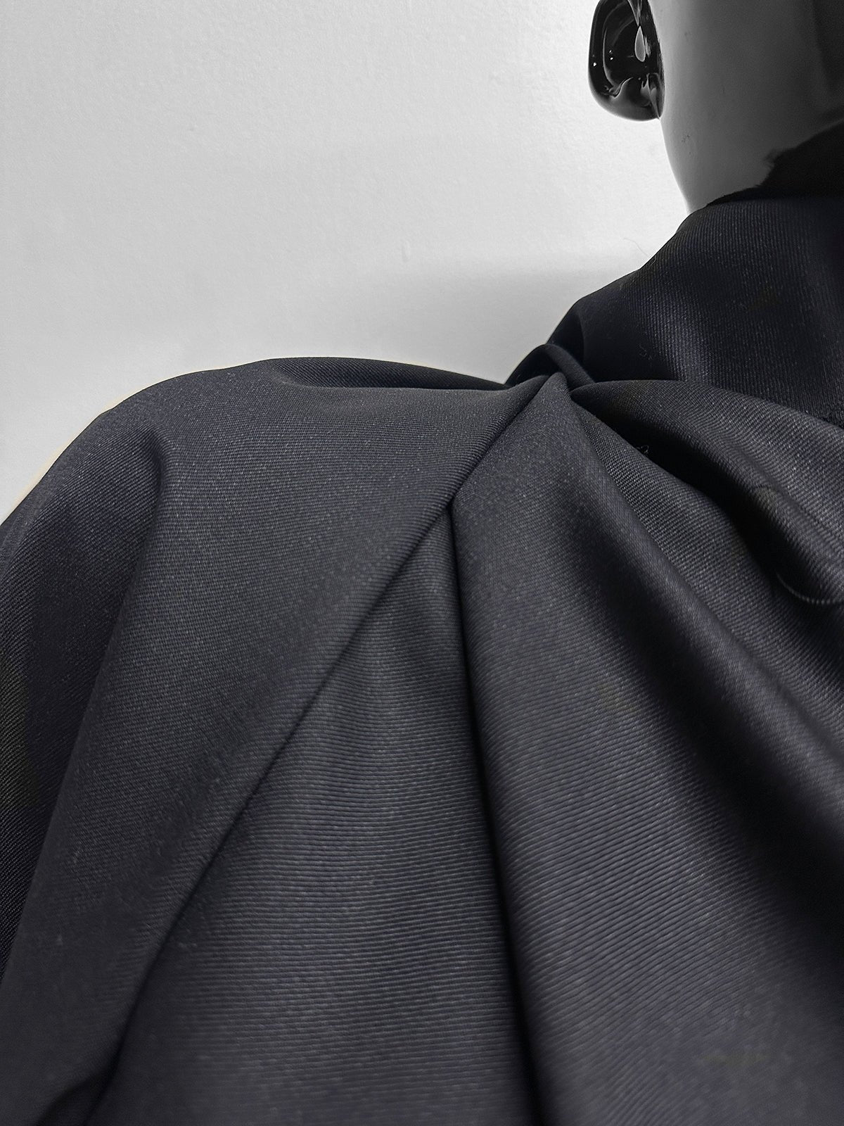 BC Midnight Stretch Wool Twill Suiting - L'Etoffe Fabrics LLC