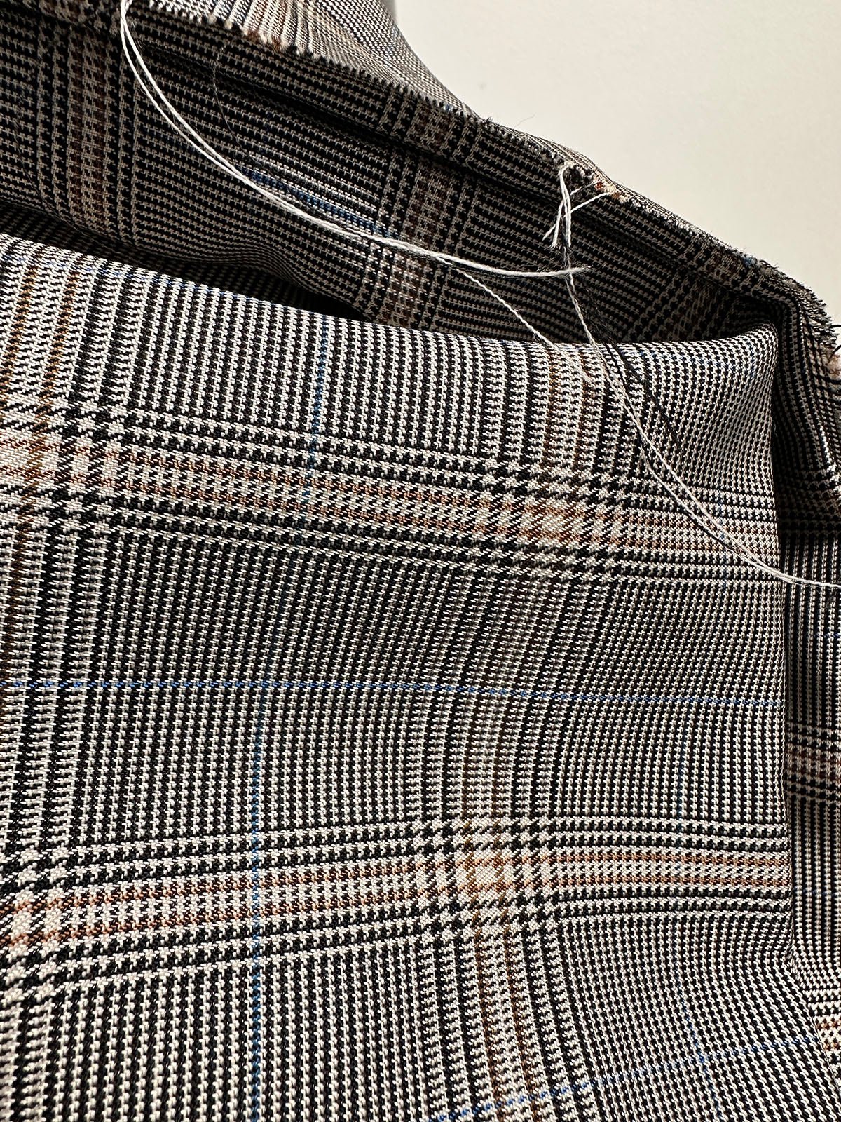 BC Slinky Glenplaid Viscose SUmmer Suiting Gives Bias - S19 - L'Etoffe Fabrics LLC