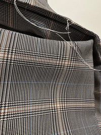 BC Slinky Glenplaid Viscose SUmmer Suiting Gives Bias - S19 - L'Etoffe Fabrics LLC