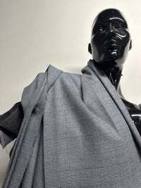 BC Sport Jacket Weight Blue Glenplaid Fabric S29 - L'Etoffe Fabrics LLC