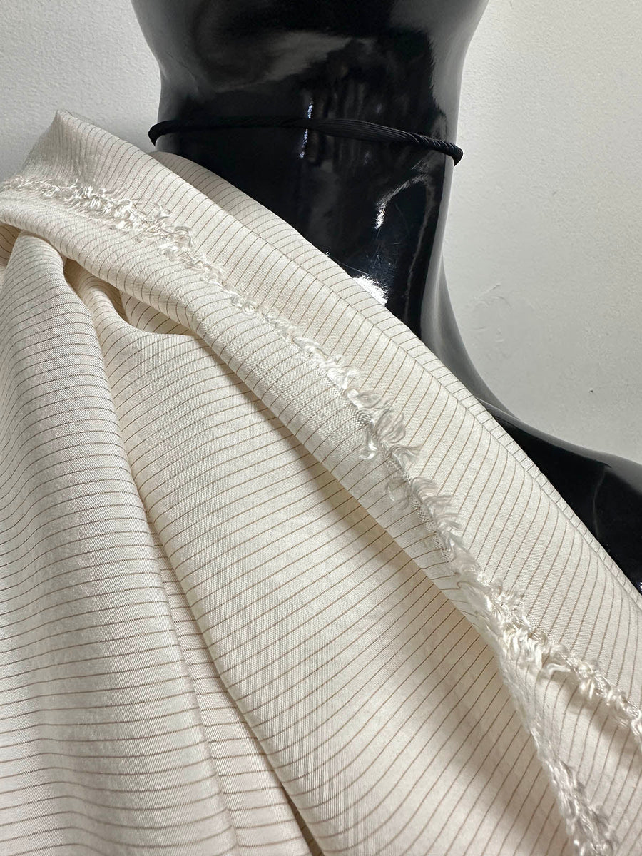 BC Summer Pinstripe Modal Blouse Fabric - L'Etoffe Fabrics LLC