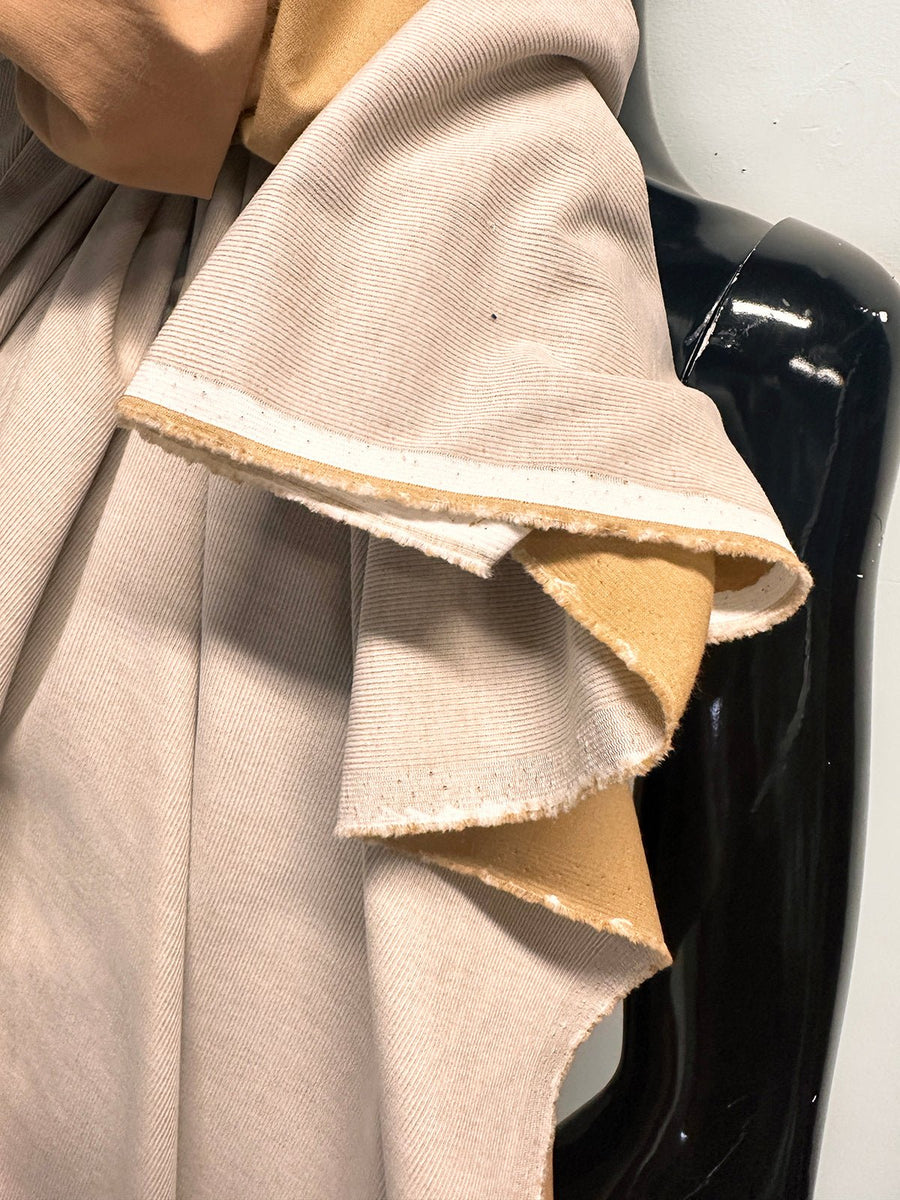 BC Two Tone Soft Pinwale Corduroy Shirting Terracotta - L'Etoffe Fabrics LLC