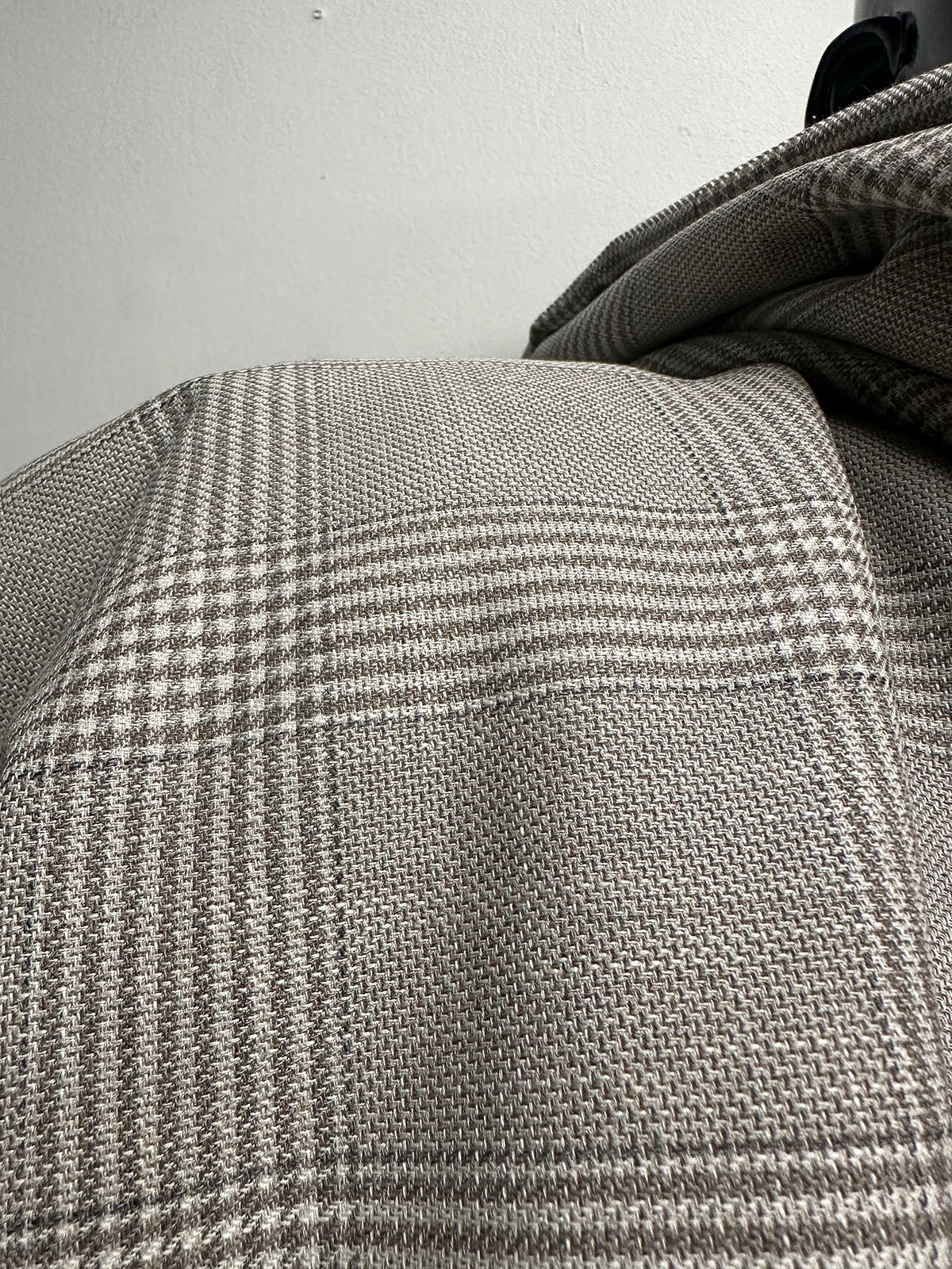 BC Vitale Barberis Canonico 1663 Taupe Glenplaid - S15 - L'Etoffe Fabrics LLC