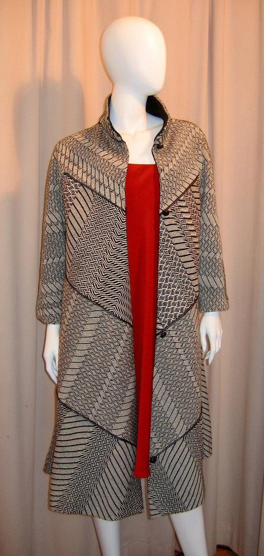 Bias Tier Coat - L'Etoffe Fabrics LLC