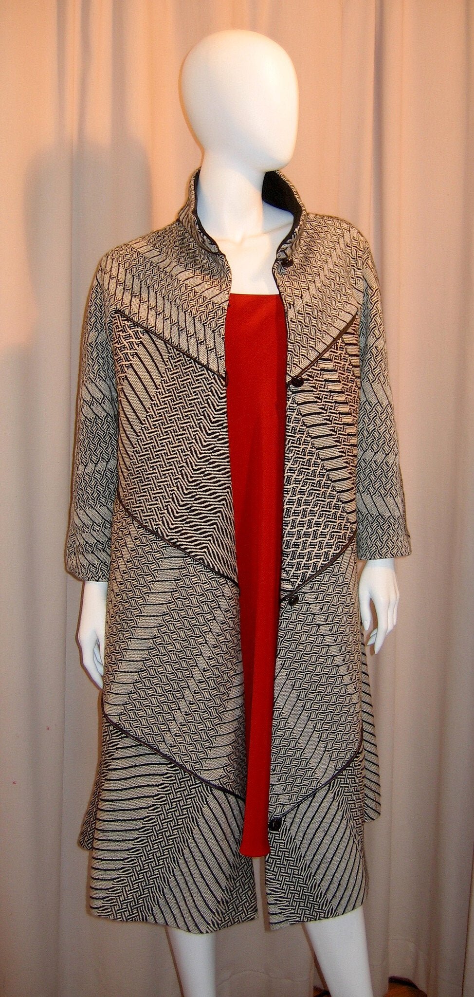 Bias Tier Coat - L'Etoffe Fabrics LLC