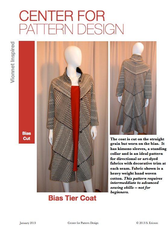 Bias Tier Coat - L'Etoffe Fabrics LLC