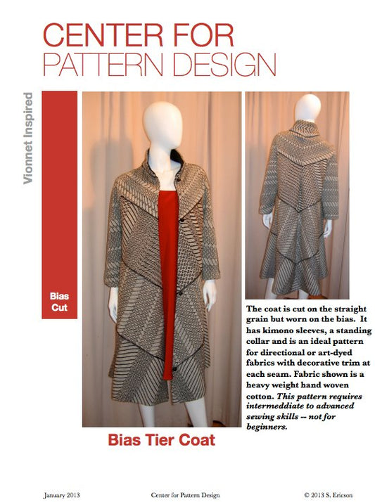 Bias Tier Coat - L'Etoffe Fabrics LLC