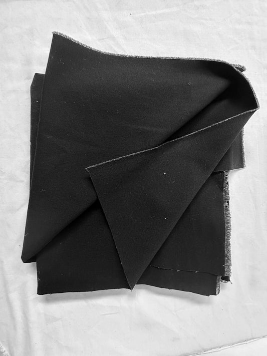 Black Cotton Canvas - L'Etoffe Fabrics LLC