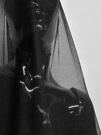 Black Silk Tulle - L'Etoffe Fabrics LLC