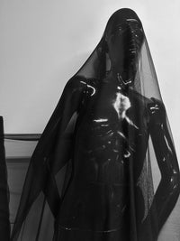 Black Silk Tulle - L'Etoffe Fabrics LLC