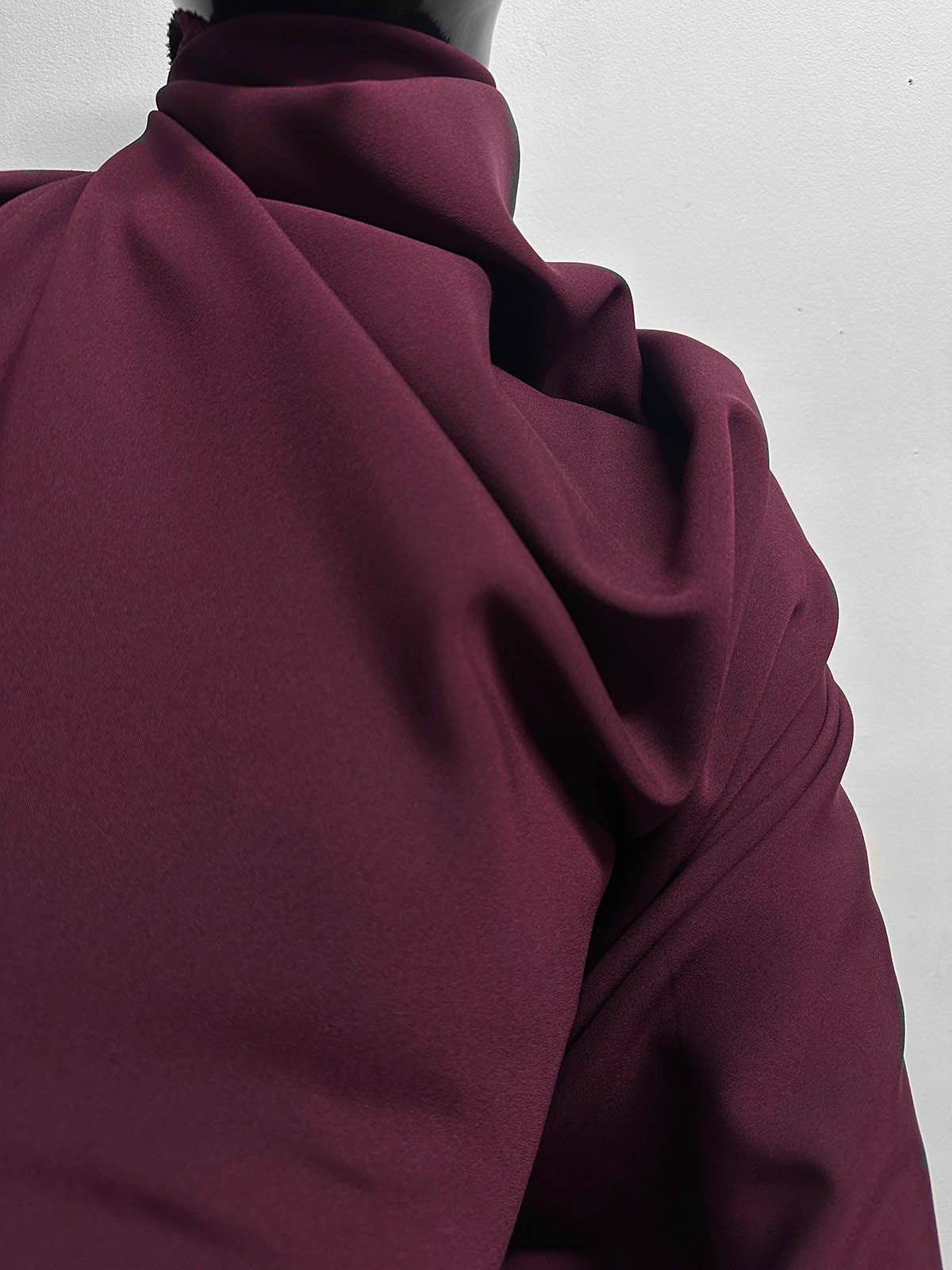 Cabernet 3 Ply Stretch Silk Crepe Suiting - L'Etoffe Fabrics LLC