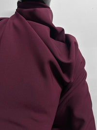 Cabernet 3 Ply Stretch Silk Crepe Suiting - L'Etoffe Fabrics LLC