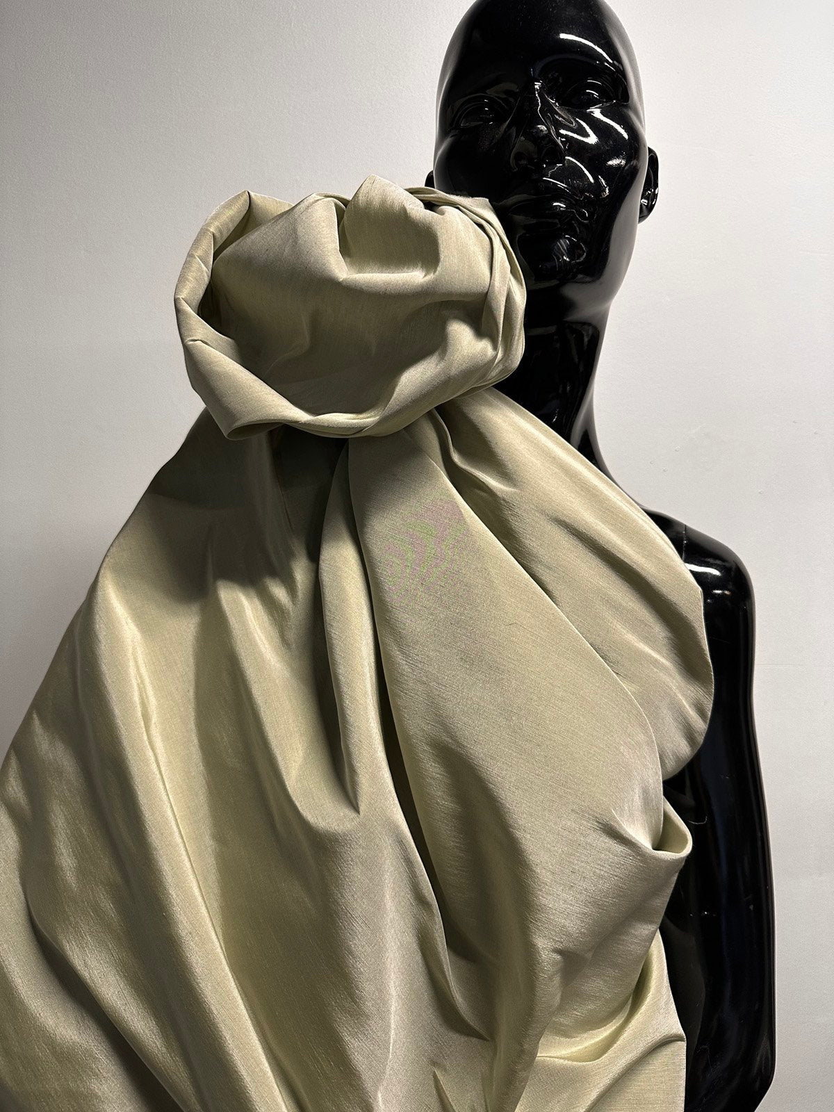 Celadon Silk Linen Heavy Dupioni - L'Etoffe Fabrics LLC