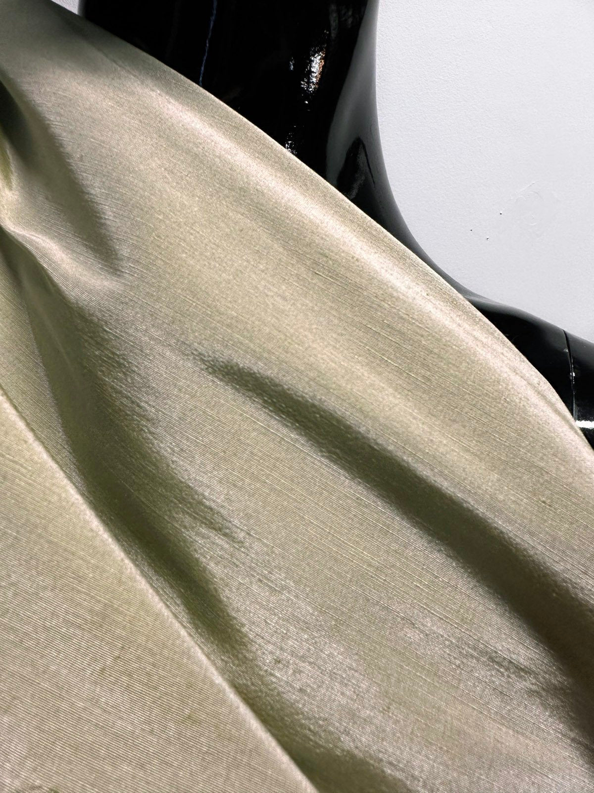 Celadon Silk Linen Heavy Dupioni - L'Etoffe Fabrics LLC