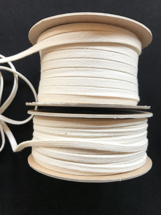 Certified Organic Flat Cord By The Yard - L'Etoffe Fabrics LLC