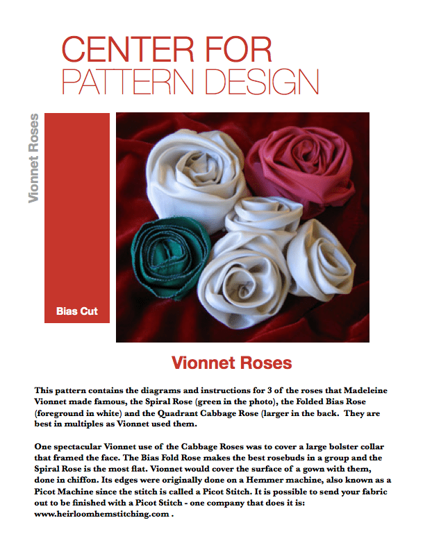 CFPD: Vionnet Roses PDF - L'Etoffe Fabrics LLC