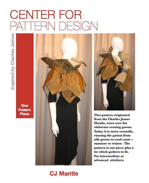 CJ Mantle Flower Collar Pattern - L'Etoffe Fabrics LLC