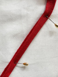 Classic Red Wool Knit Binder - L'Etoffe Fabrics LLC