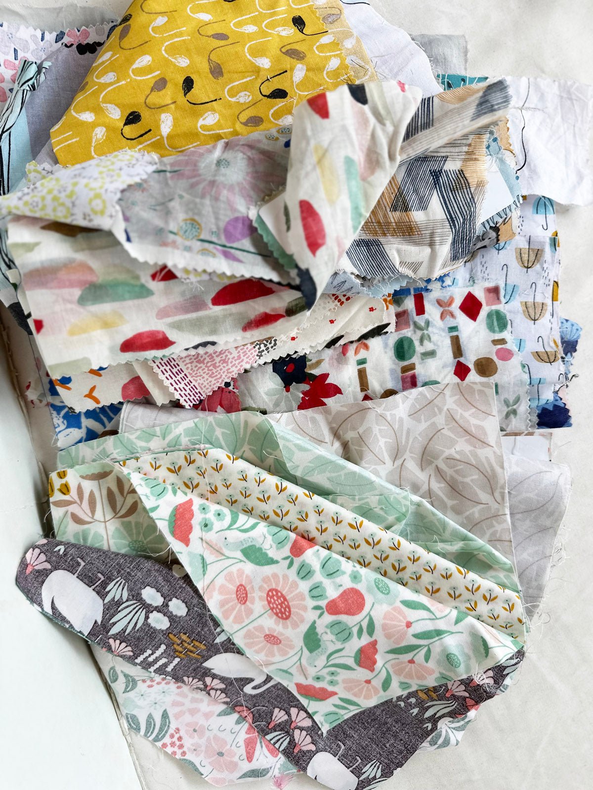 Cloud 9 Organic Cotton Scraps - L'Etoffe Fabrics LLC