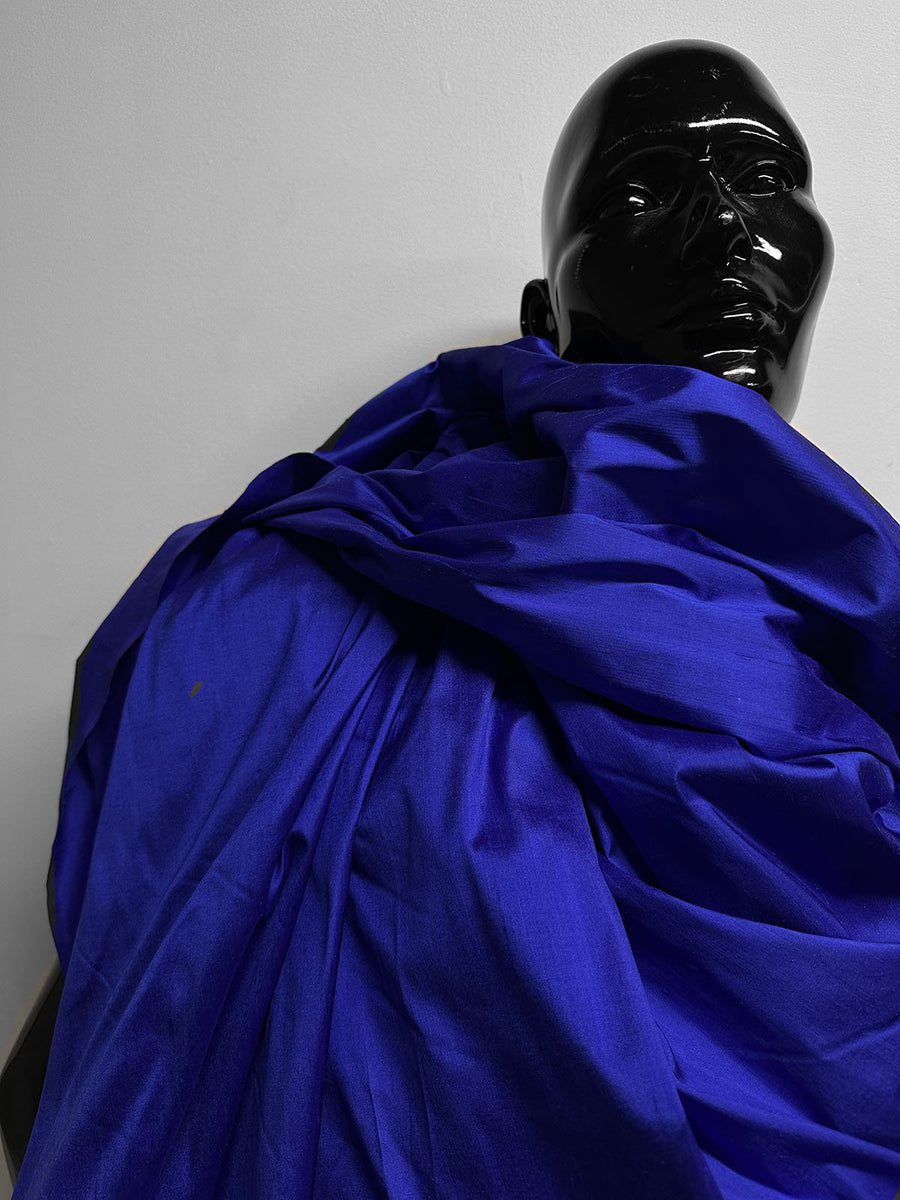 Cobalt Silk Dupioni - L'Etoffe Fabrics LLC