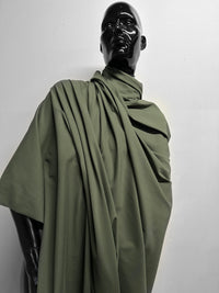Compression Double Knit Interlock in Olive - L'Etoffe Fabrics LLC