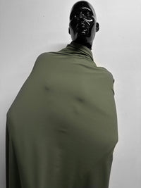 Compression Double Knit Interlock in Olive - L'Etoffe Fabrics LLC