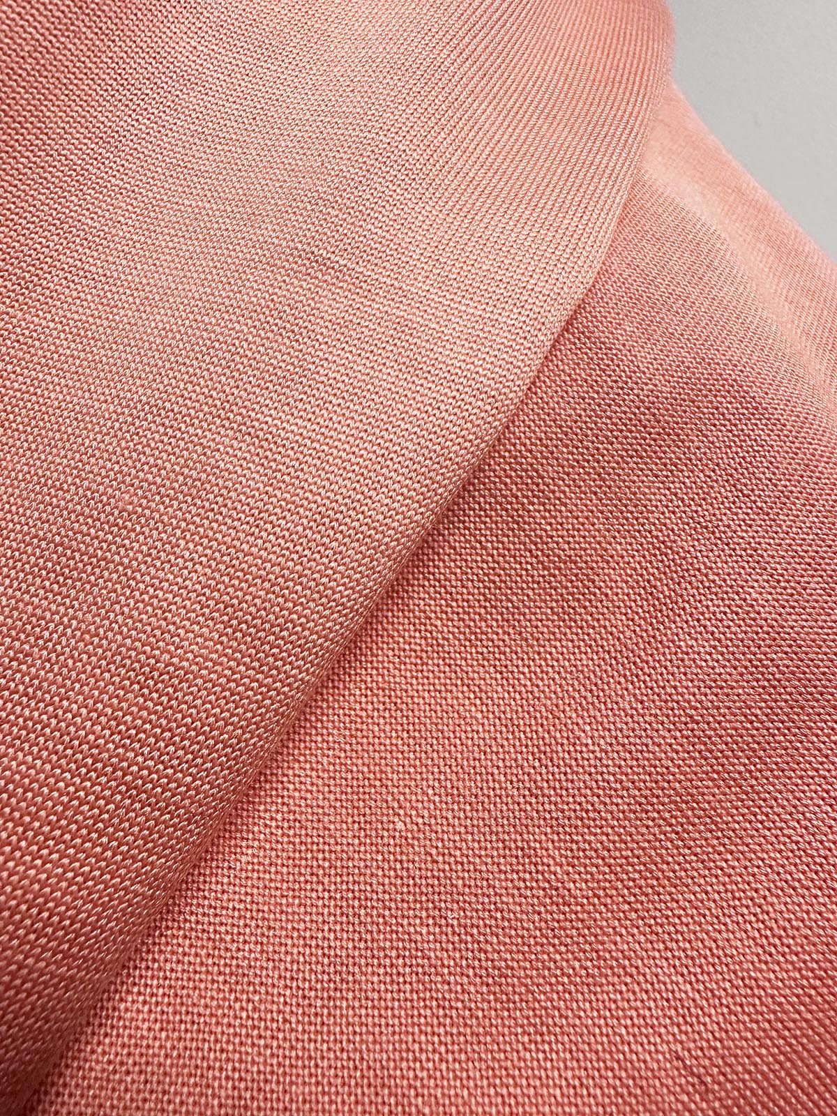 Coral Silk Knit Jersey EXTRA WIDE - L'Etoffe Fabrics LLC