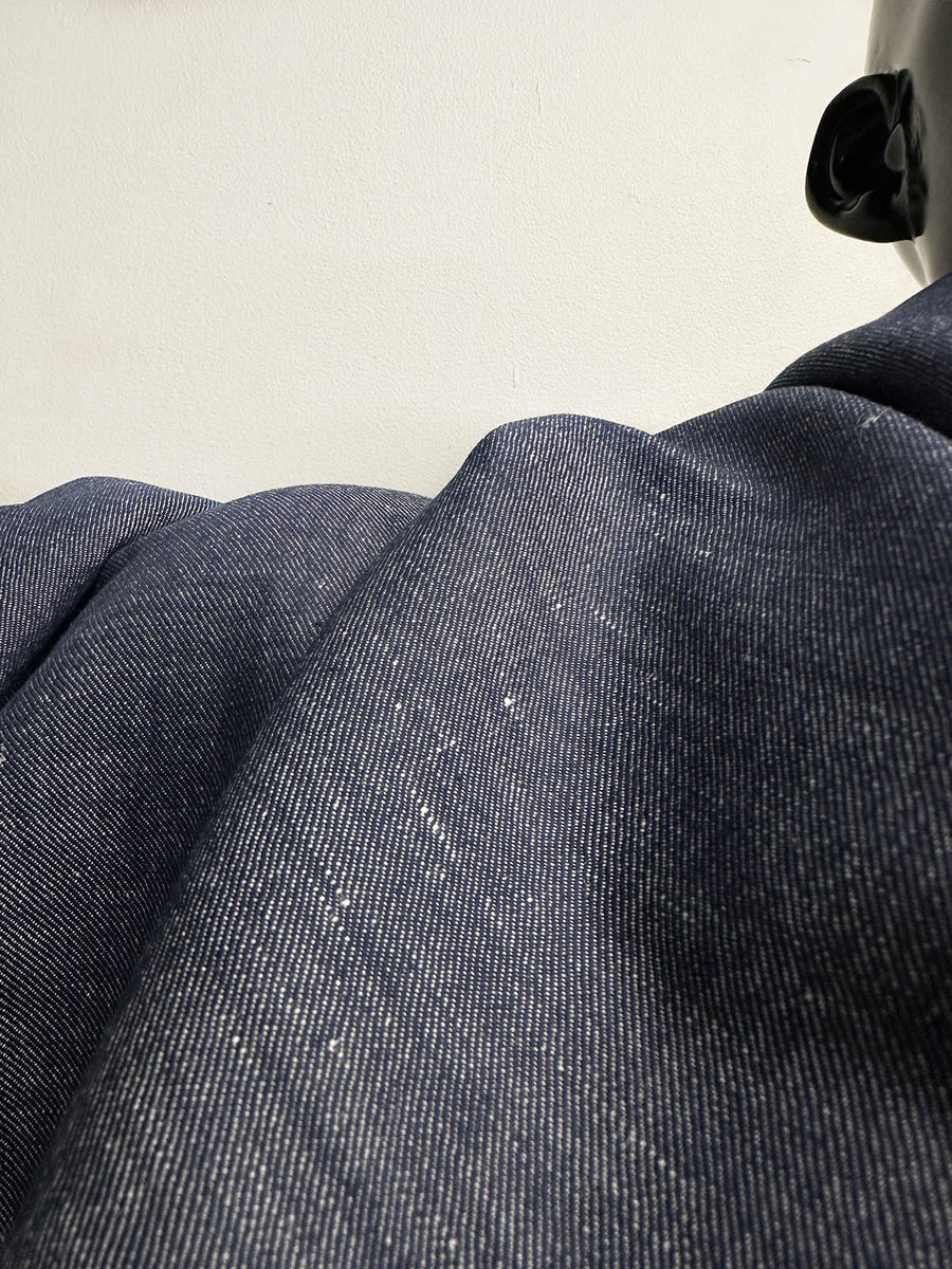 Cotton Linen "Denim Look" Soft Twill - L'Etoffe Fabrics LLC