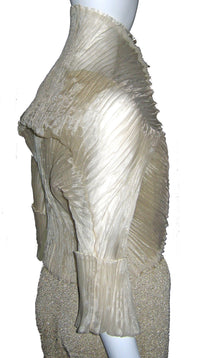 Crescent Pleat Bolero - L'Etoffe Fabrics LLC
