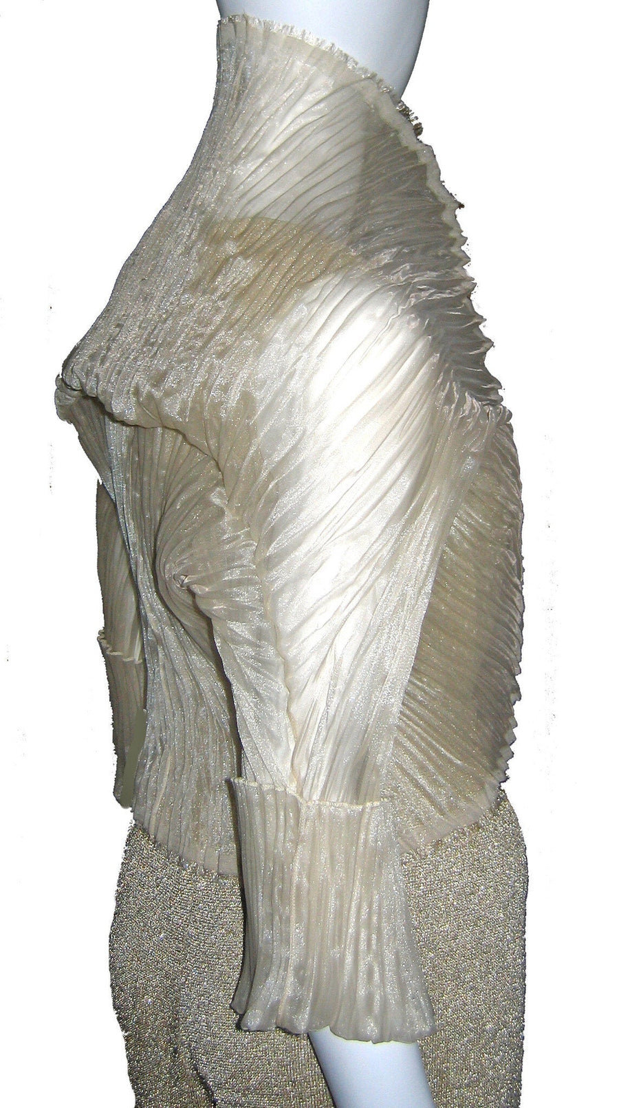 Crescent Pleat Bolero - L'Etoffe Fabrics LLC