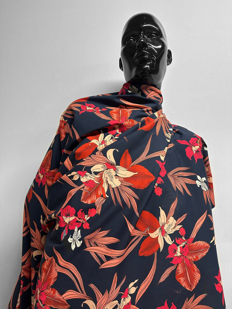 Crisp Orchid Cotton Print - L'Etoffe Fabrics LLC