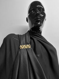 Crystal Oval Sash Holder - L'Etoffe Fabrics LLC