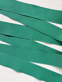 Cyan Petersham Grosgrain Ribbon By The Yard 38mm - L'Etoffe Fabrics LLC