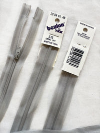 Deadstock Beulon Zipper Made In Japan Smoke Grey 22