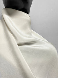 Deadstock Ivory 3 Ply Silk - L'Etoffe Fabrics LLC
