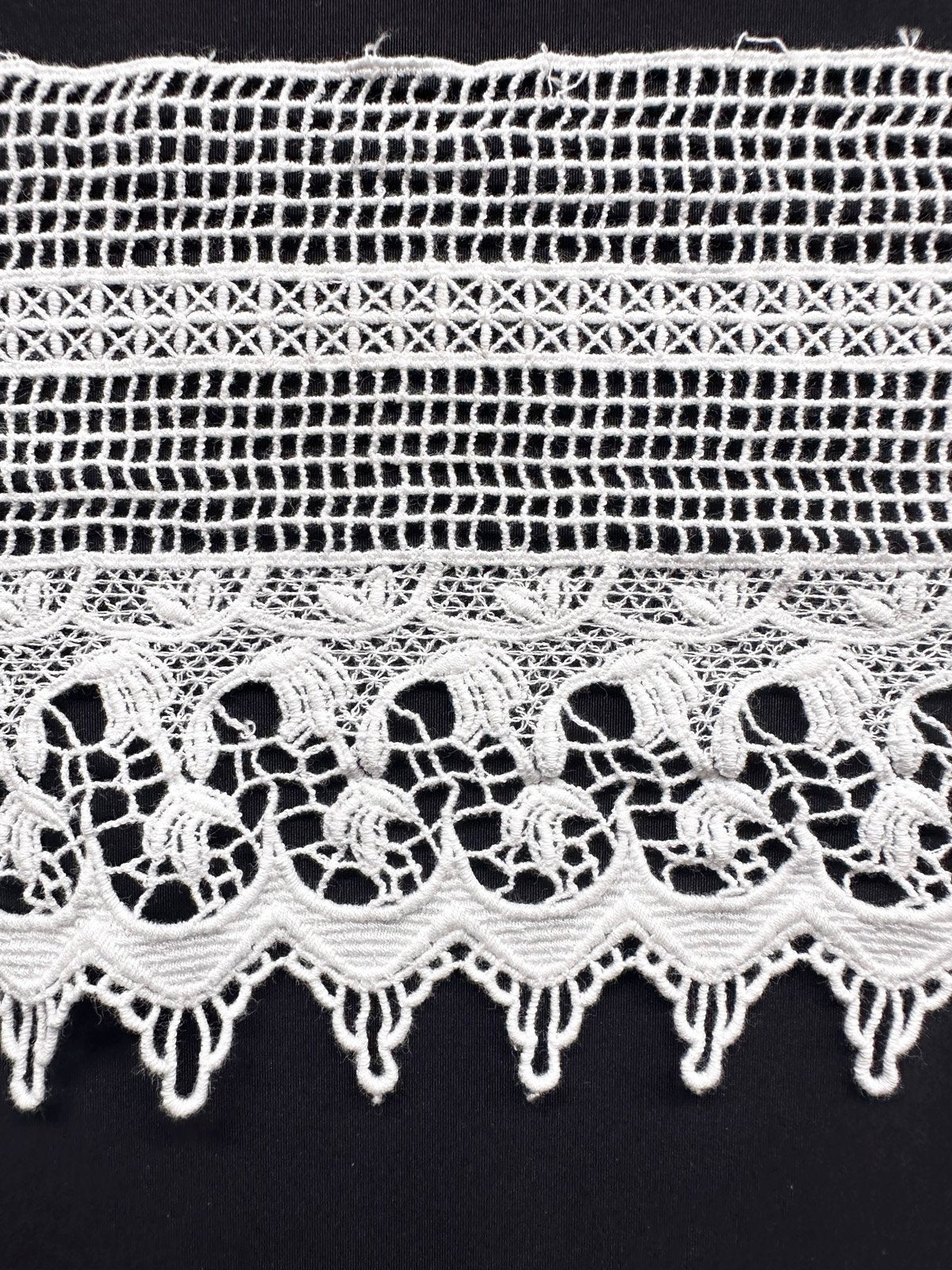 Deadstock Johnny Was 6" Cotton Victorian Inspired Lace - L'Etoffe Fabrics LLC