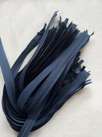 Deadstock Marine Blue Invisible Zipper 18